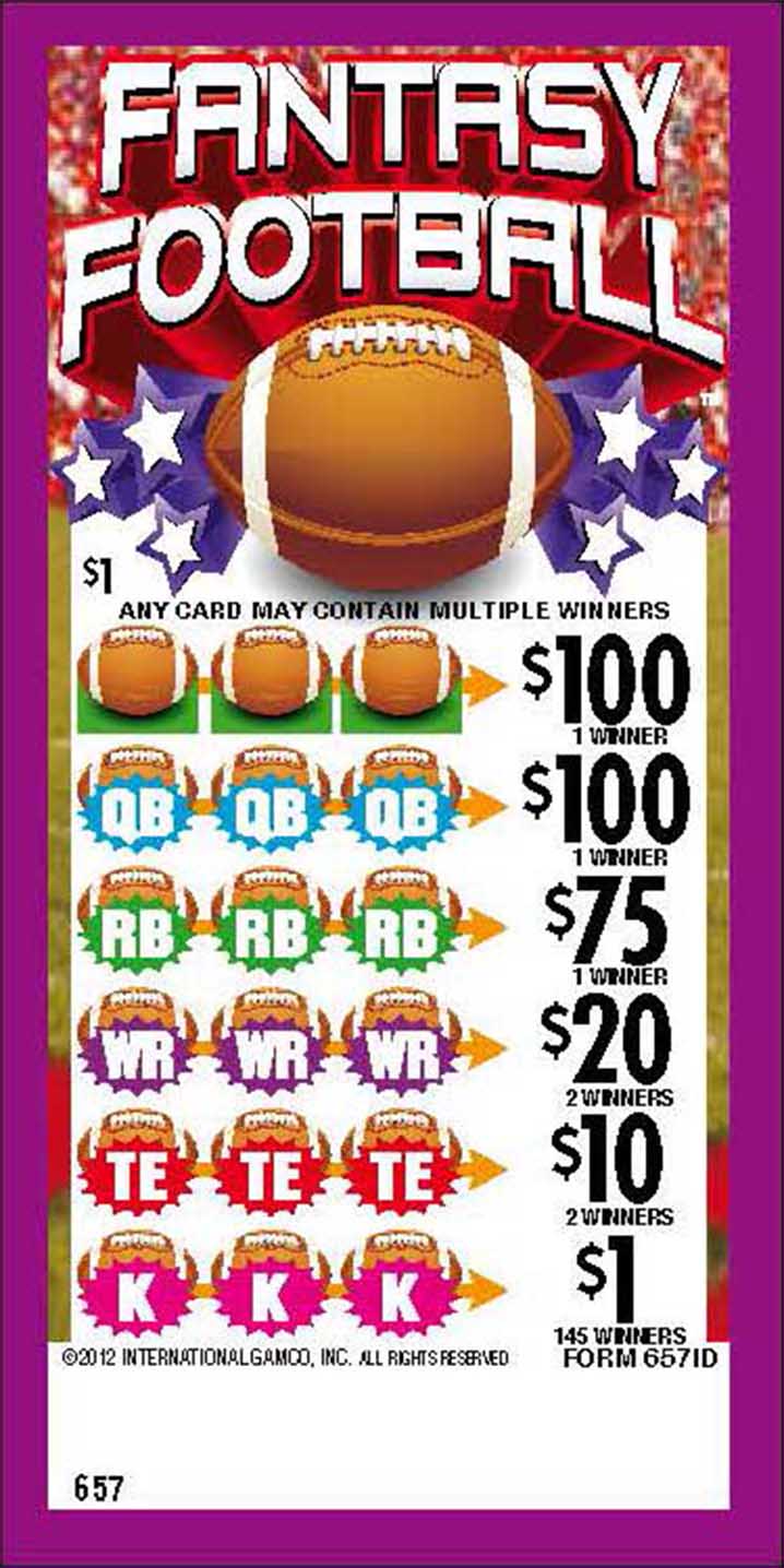 football pull tabs