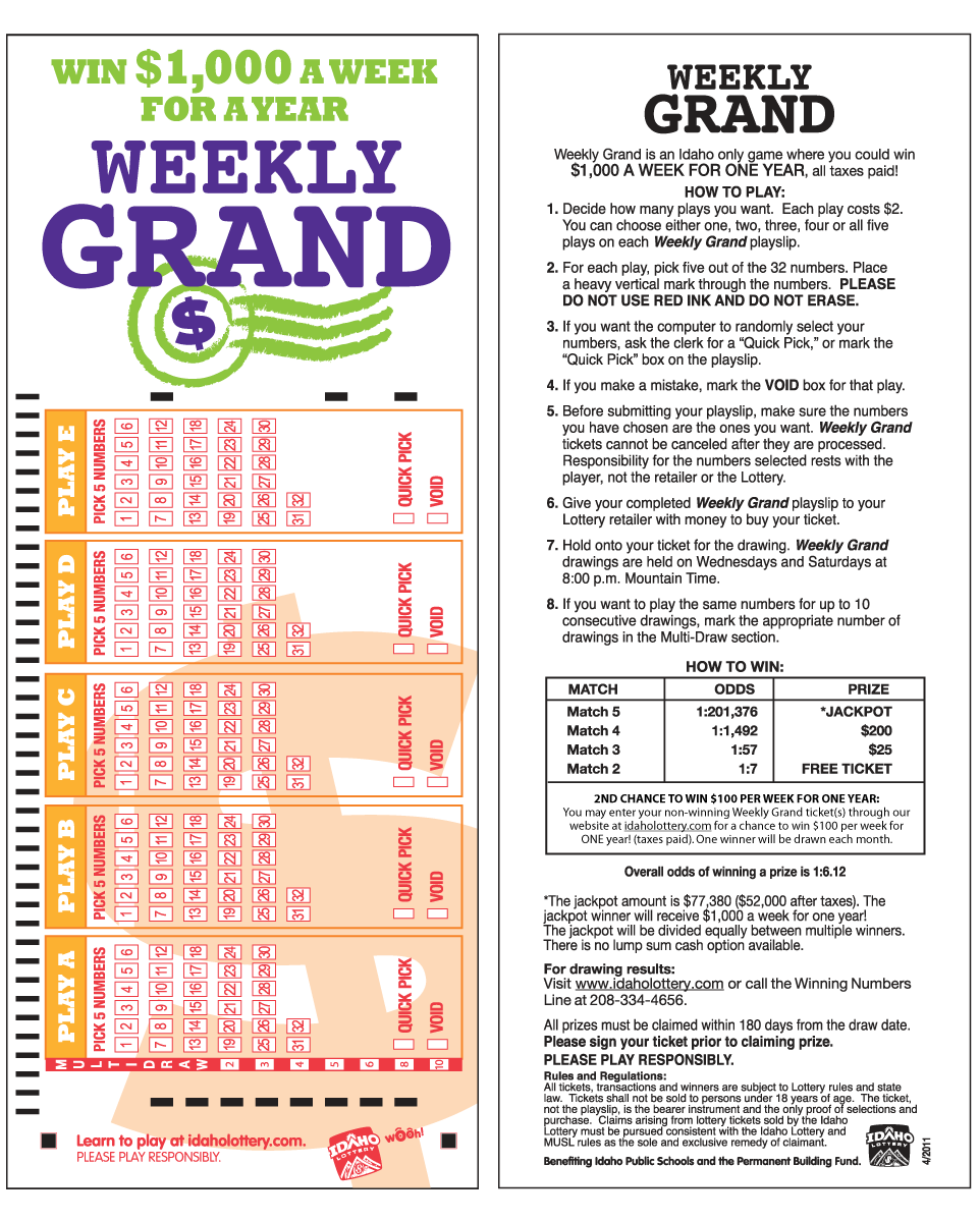 10 grand a month lotto